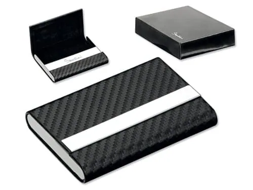 Business card holder millard, santini – promotional product with your logo