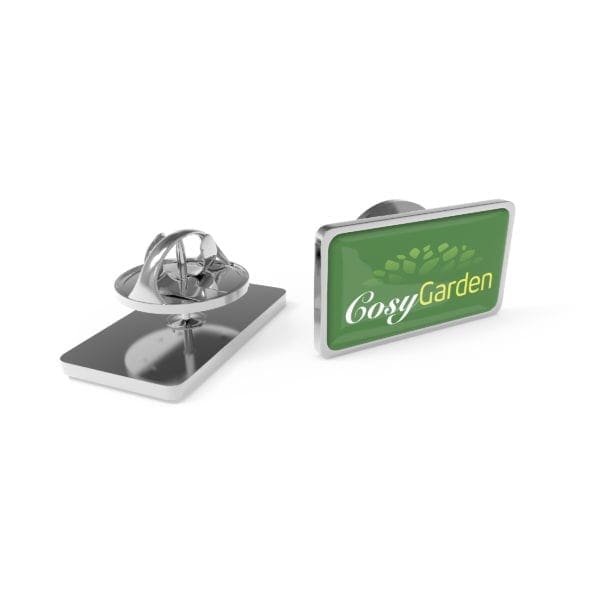 Pin Metal Rectangular Small | Corporate Gifts Malta