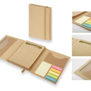 Notepad with sticky notes and ball pen 93792