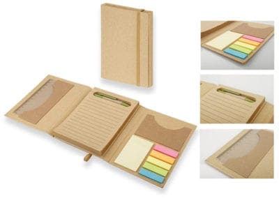 Notepad with sticky notes and ball pen 93792