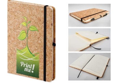 NOTEPAD WITH THE CORK COVER 53409