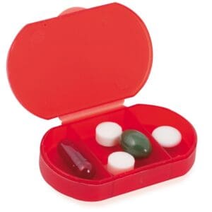 Pill box with 3 compartments V8501