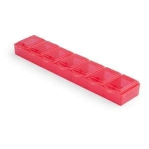 Pill box with 7 compartments V9597
