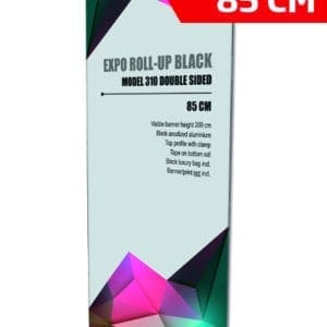 Roll-up Expo, Single Model - black 85 x 200 cm